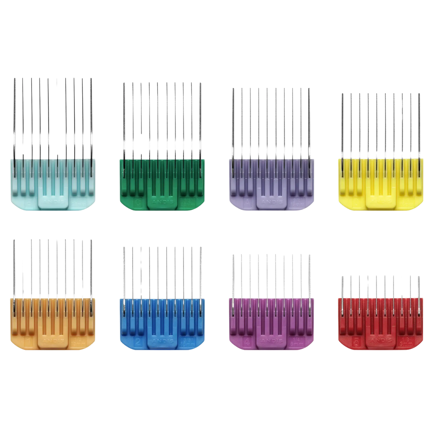 Adjustable Blade 8 Piece Comb Set by Andis