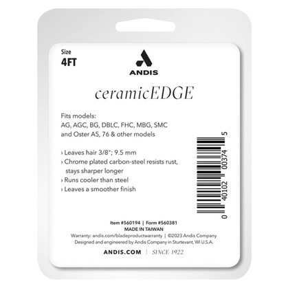 #4FT CeramicEdge Detachable Blade by Andis