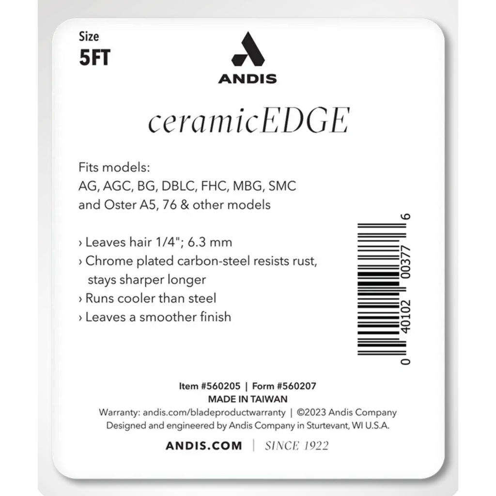 #5FT CeramicEdge Detachable Blade by Andis