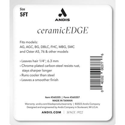 #5FT CeramicEdge Detachable Blade by Andis