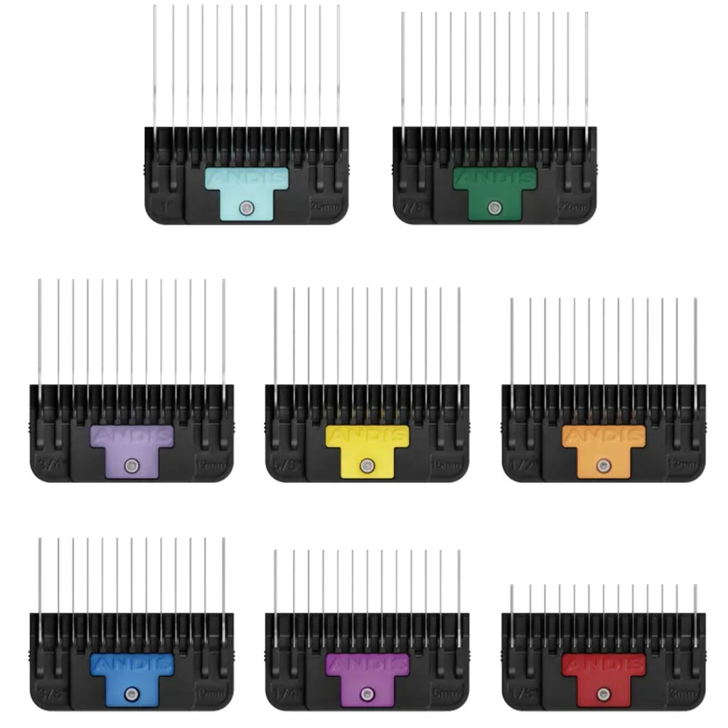 8Pc Wide Blade Comb Attachment Set by Andis
