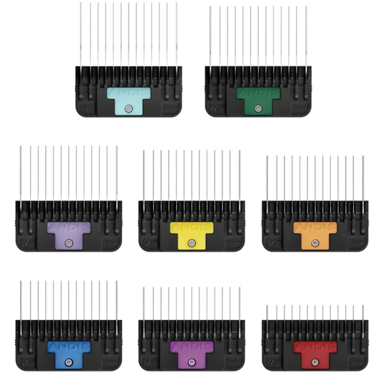8Pc Wide Blade Comb Attachment Set by Andis
