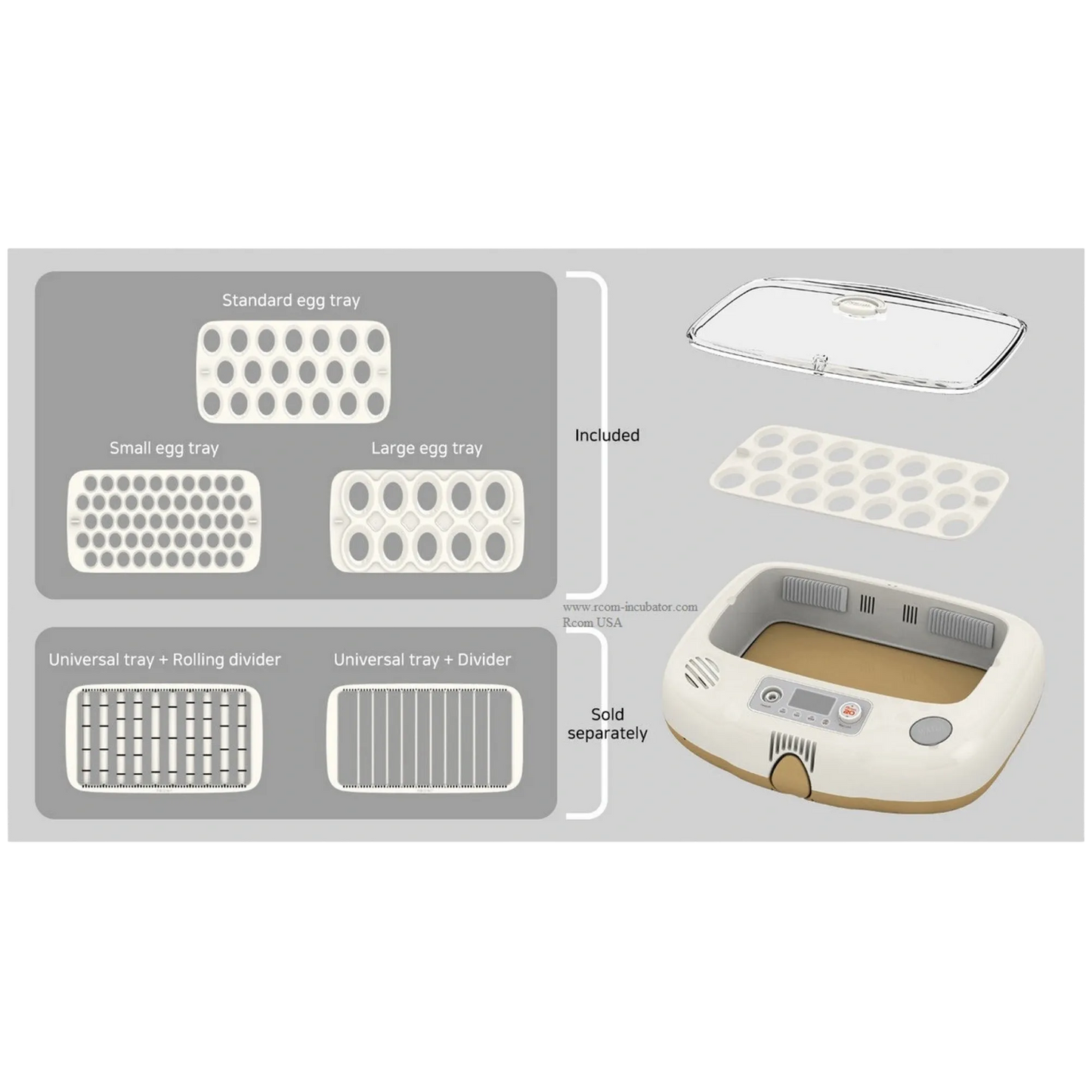 Pro-20 DO Incubator by Rcom USA