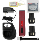 Opal Xtend Vet Edition Cordless Clipper with 40 blade and Two Batteries,"Cordless clipper kit with charger, two batteries, blade, oil bottle, and brush"