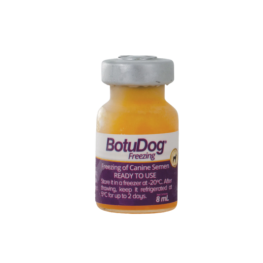 BotuDog Freezing,"Amber vial with silver cap and purple label"