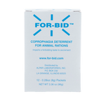 For-Bid™ for Dogs, Cats, and Horses,"White product box with blue label, front view"
