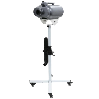 Duo-Surge Dryer with Movable Dryer Stand by Waggz,"Dryer unit on wheeled stand"