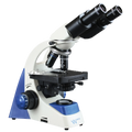 50 Series Binocular Microscope,"Angled view of binocular microscope with blue base and black stage"