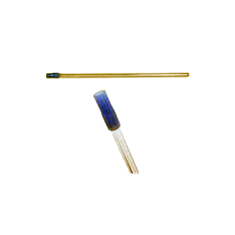 6"" Flex Tip Straight Injection Insemination Pipette,"Long clear pipette with blue capped tip"