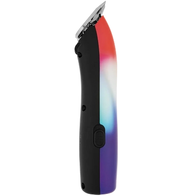 Emerge Lite Clipper Cosmic Crush by Andis,"Side view of clipper with multicolor gradient housing"