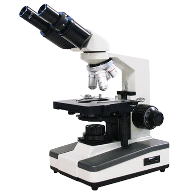 M Series Binocular Microscope,"Angled binocular microscope with stage"