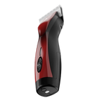 Pulse ZR II Red Clipper #30W by Andis,"Red and black clipper angled side view"