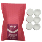 Puppywarmer Oxygen Concentrator Replacement Parts,"Pink mailer bag with six white round caps"