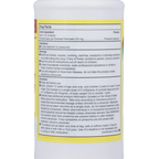 Pyrantel Pamoate Suspension, 50mg,"Back view of bottle with drug facts label"