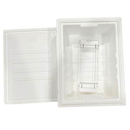 Floating Straw Rack & Cooler Chest