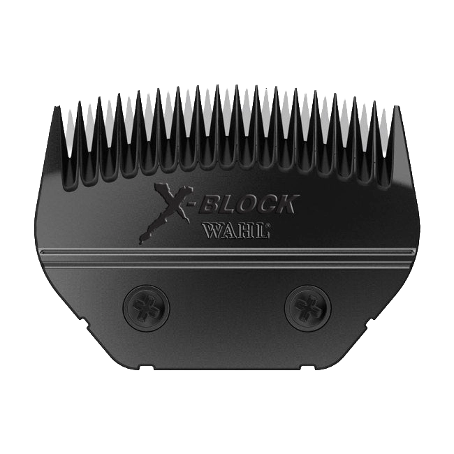 Wahl® Ultimate Competition Series Blades,"Black clipper blade with closely spaced teeth"