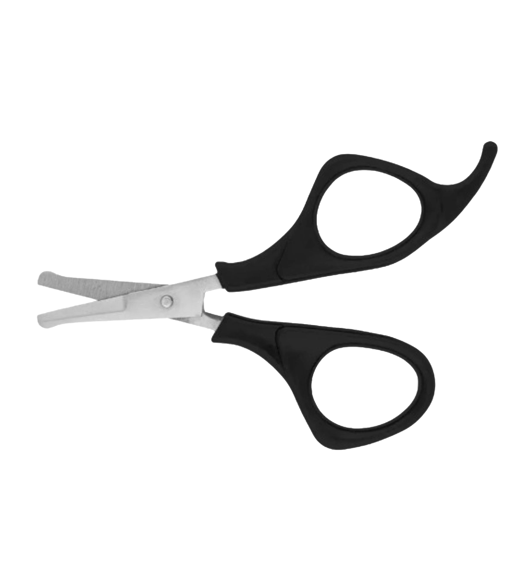 "Aaronco Prima 3.5"" Straight Scissor","Black handled straight grooming scissors"