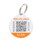 BuddyID® BuddyBadge® Collar Tag with Registration