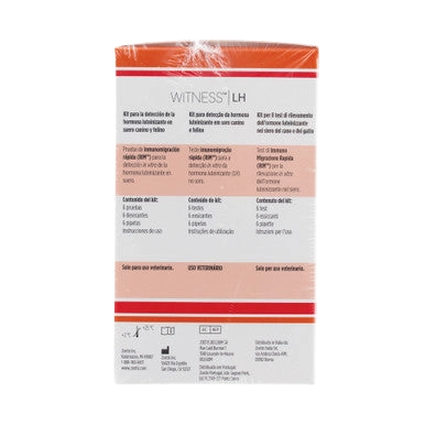 WITNESS™ LH Test Kit,"Side view of test kit box with orange top band"