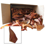Pig Ears,"Open box of pig ears with single ear inset"