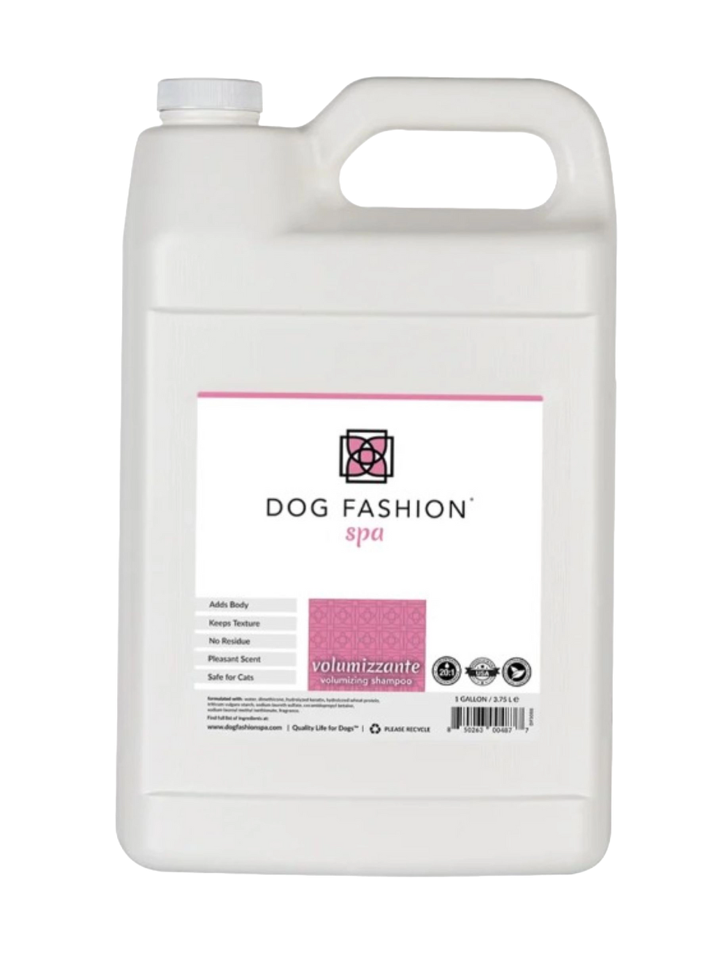 Volumizzante Volumizing Shampoo,"Large white gallon bottle with handle and front label"