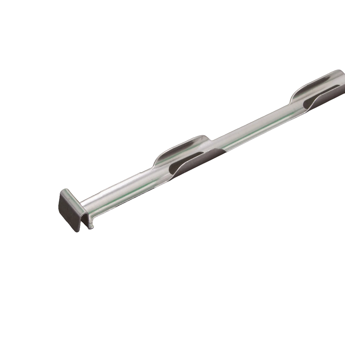 Canes,"Metal cane shaft with hand grip cutouts"