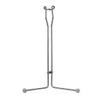 OB Forceps,"Metal forceps with ring handles and wide angled base"