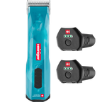 Opal Cordless Clipper and Free Blade,"Blue cordless clipper with two black battery packs"