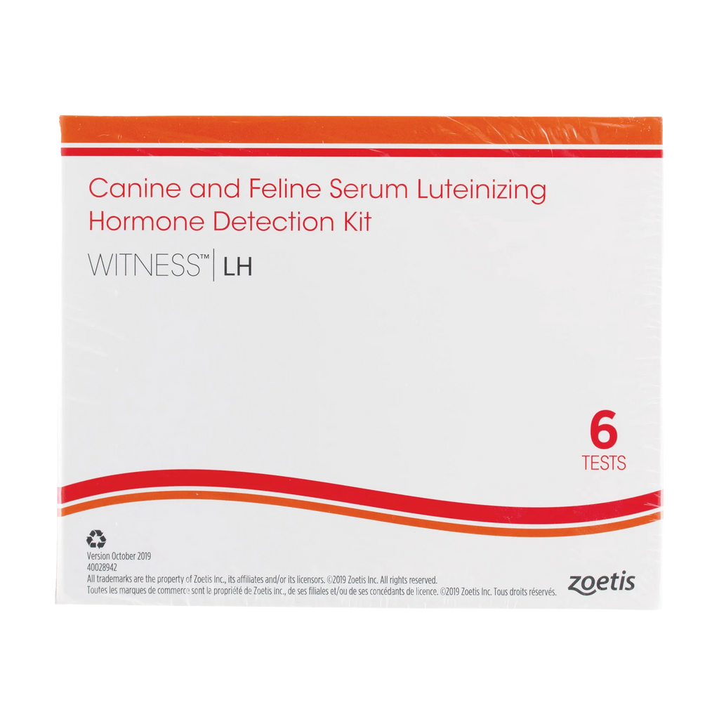 WITNESS™ LH Test Kit,"Front view of white test kit box with orange and red bands"