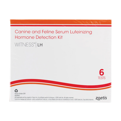 WITNESS™ LH Test Kit,"Front view of white test kit box with orange and red bands"