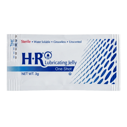 HR Lubricating Jelly,"Single-use lubricant jelly packet"