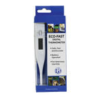 Digital Thermometer,"Blue retail packaging with digital thermometer visible"