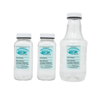Udderly EZ Horse Milker,"Three clear plastic collection bottles with white caps"