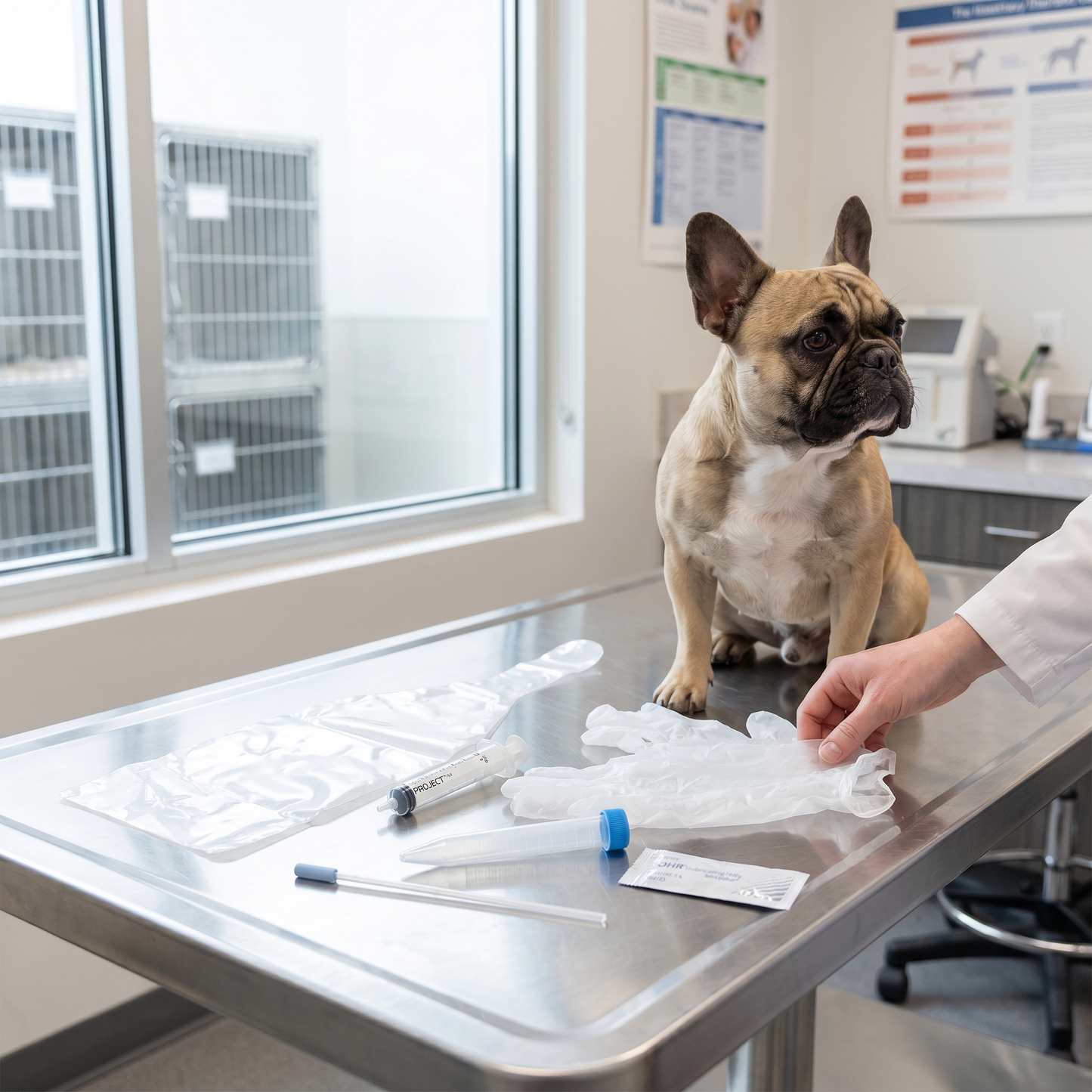 Canine Collection Kit with Collection Cone & 6" Pipette