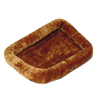 Quiet Time Pet Beds,"Brown rectangular plush pet bed"