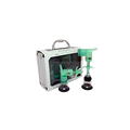 McCulloch ONE PUFF Small Animal Aspirator and Resuscitator,"Portable device case with green tubing and two suction cups"