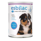 Esbilac® Puppy Milk Replacer,"Can of puppy milk replacer with puppy photo on label"