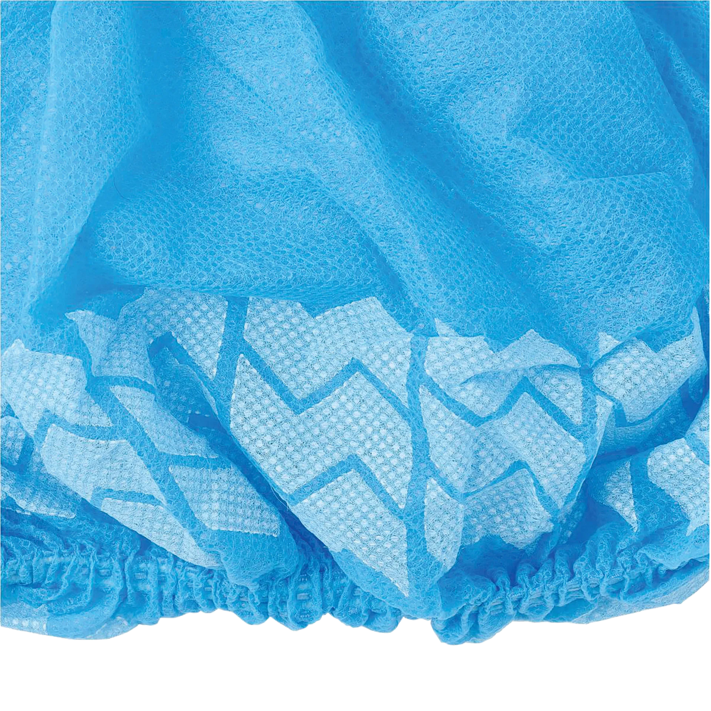 Spunbonded Polypropylene Nonskid Shoe Covers,"Blue shoe cover with nonskid tread sole"