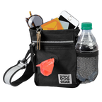 Day/Night Walking Bag,"Black walking bag with water bottle pocket and waste bag dispenser"