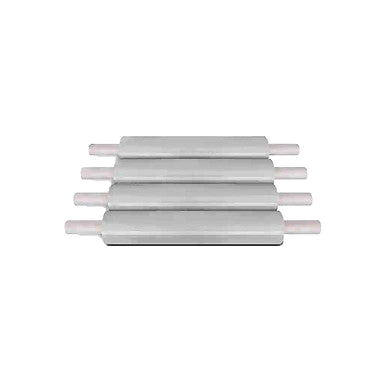 Easy Cleaning Plastic Wrap,"Stack of clear plastic wrap rolls"