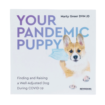 Your Pandemic Puppy,"Book cover with corgi puppy wearing blue face mask"