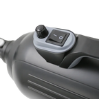 Duo-Sprint Dryer with Movable Dryer Stand,"Close-up of dryer handle with power switch and control knob"