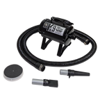 Mini K-9 Dog Dryer,"Black dog dryer with flexible hose and three attachments"
