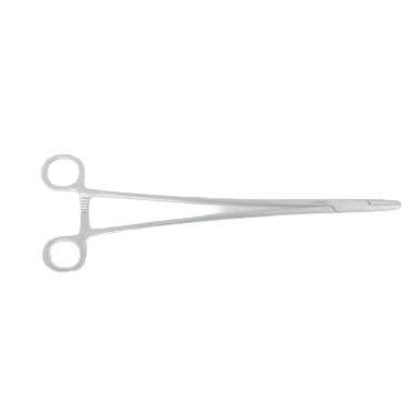 Metal Forceps,"Straight forceps with finger ring handles"