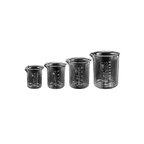 Polypropylene Graduated Beaker,"Set of four clear graduated beakers in assorted sizes"