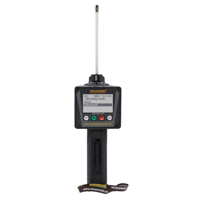 Draminski Dog Ovulation Detector,"Handheld ovulation detector with long probe and display screen"