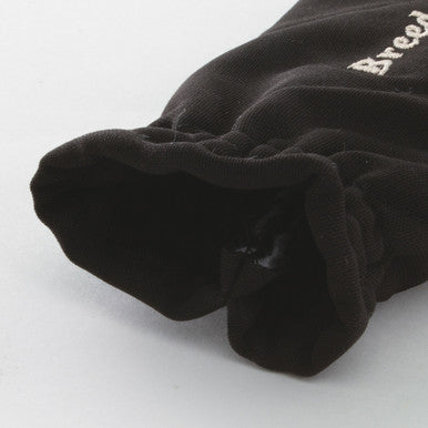 Breeder's Choice Collection Bottle Cover,"Black fabric bottle cover close-up"