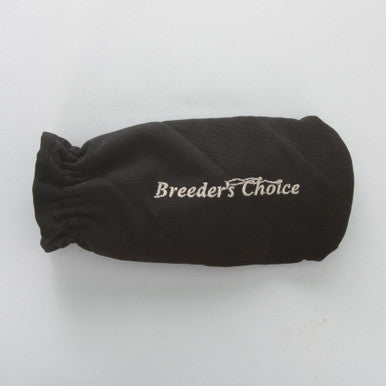 Breeder's Choice Collection Bottle Cover,"Black fabric bottle cover with drawstring opening"