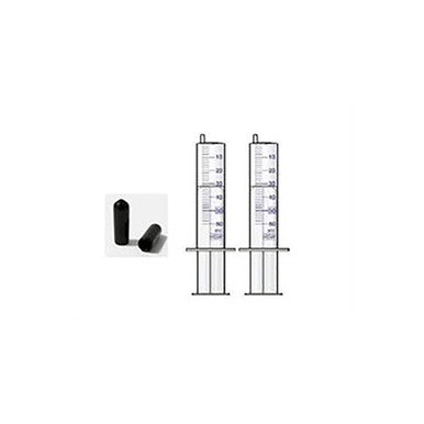 Equine Express II Refill Kit,"Two clear syringes with black caps"
