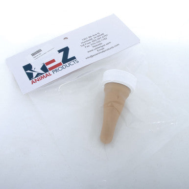 Udderly EZ Horse Milker,"Clear plastic tube with tan cone insert and white cap"